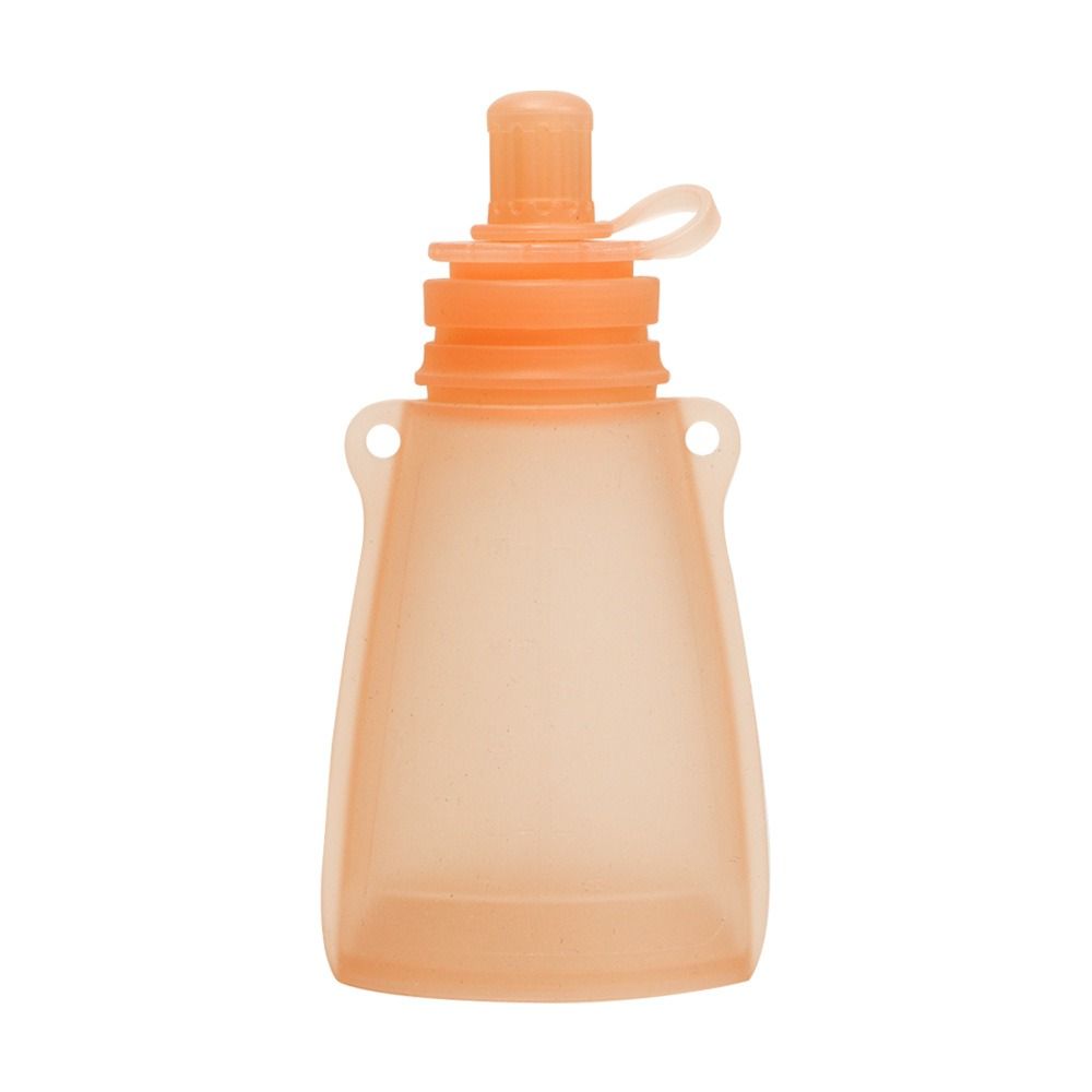 Baby Food Reusable Pouches - حقيبة طعام للأطفال من السيليكون خالية