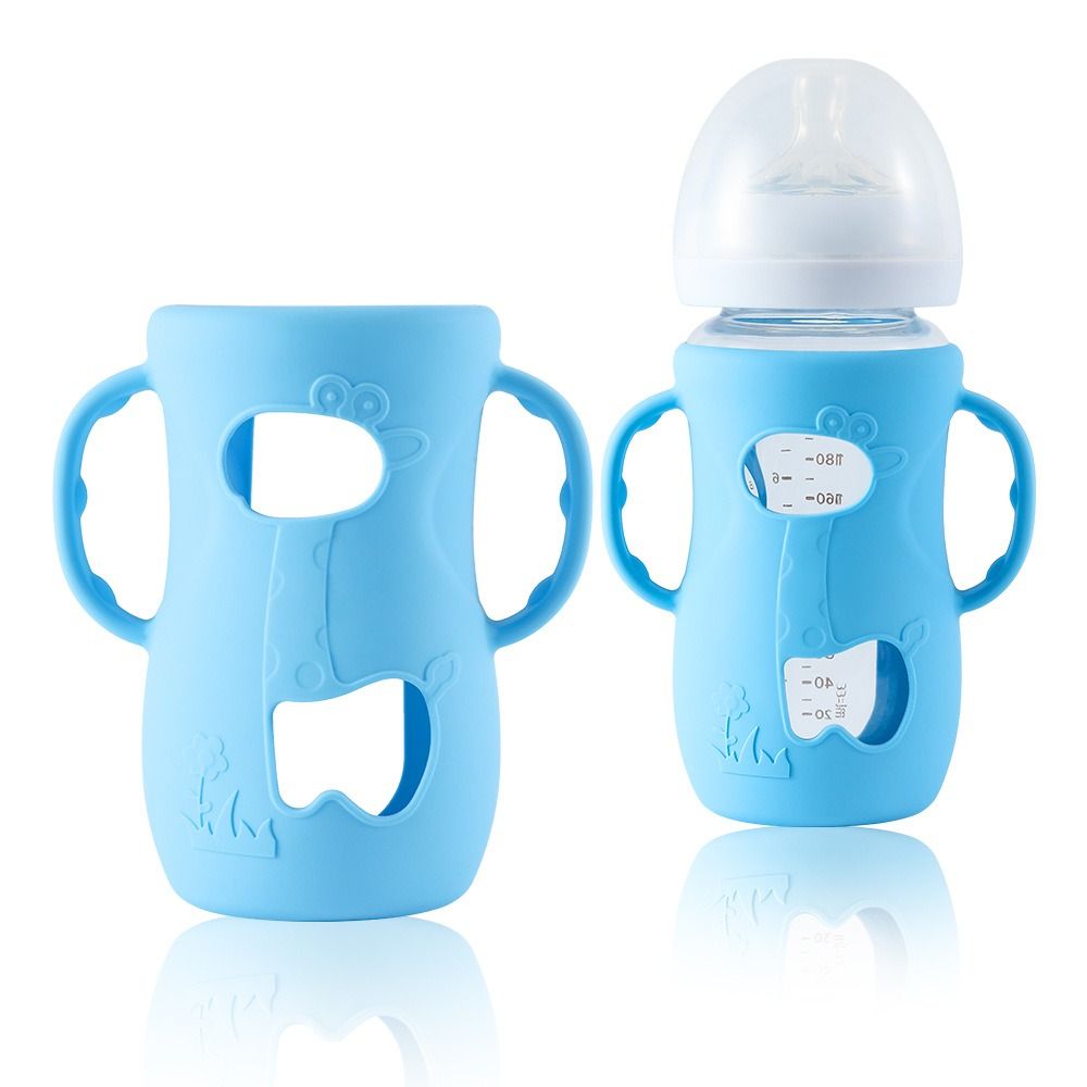 Baby Food Universe - غطاء زجاجة أطفال عالمي مضاد للتكسر