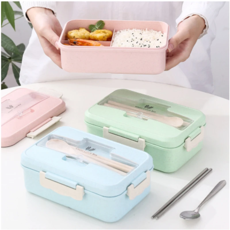 Baby Food Container - صندوق غداء ميكروويف من قش القمح