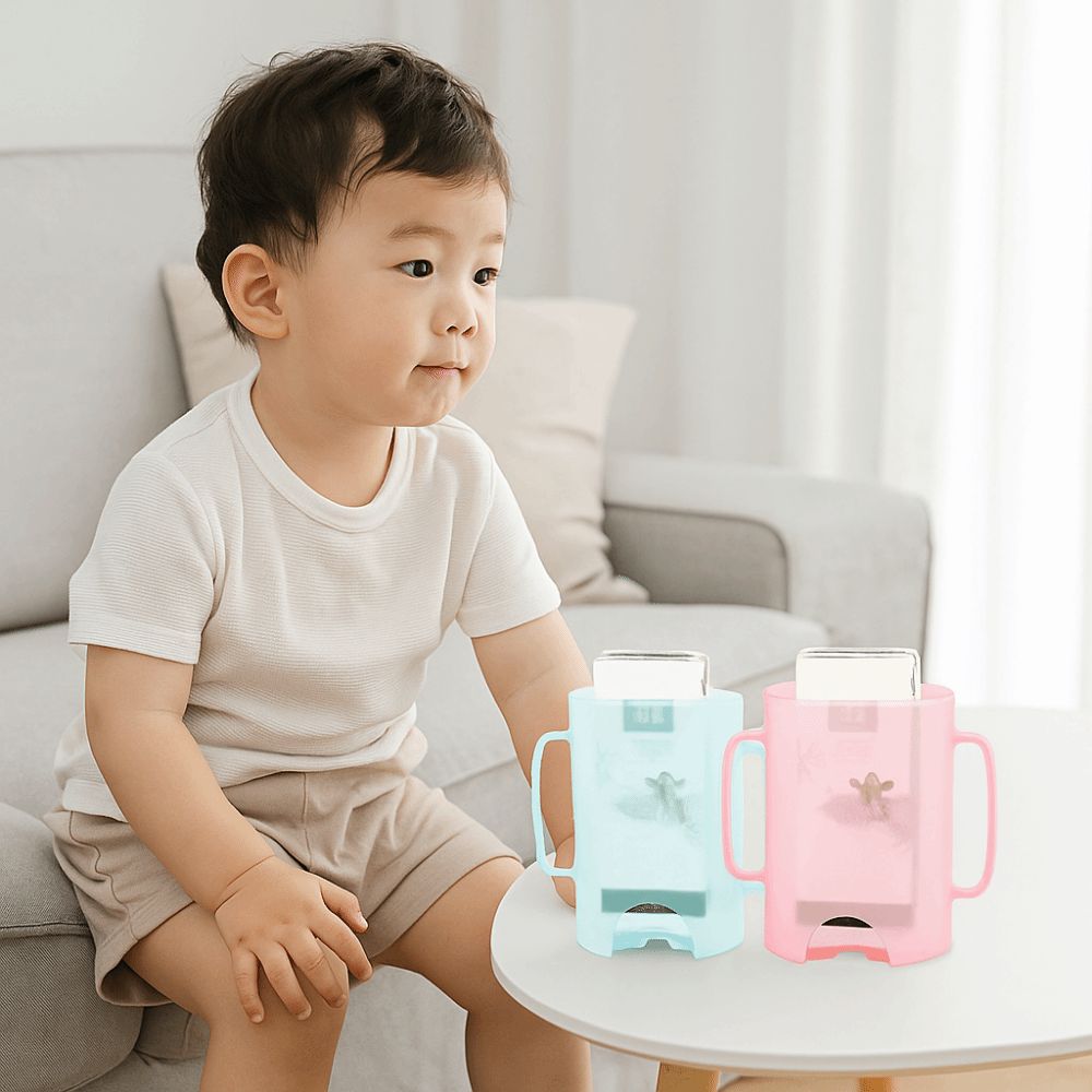 Baby Food Reusable Pouches - حامل أكياس بلاستيكية محمول قابل للعصر