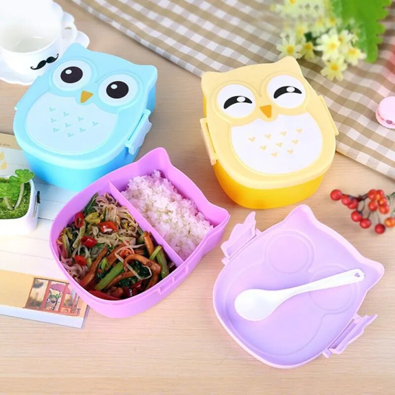 Baby Food Container - صندوق غداء محمول من البلاستيك للأطفال