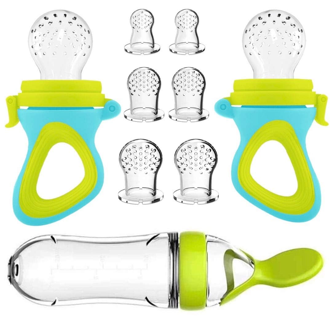 الضغط على زجاجة تستخدم في الرض - مراجعة Baby Food Utensil وسعره