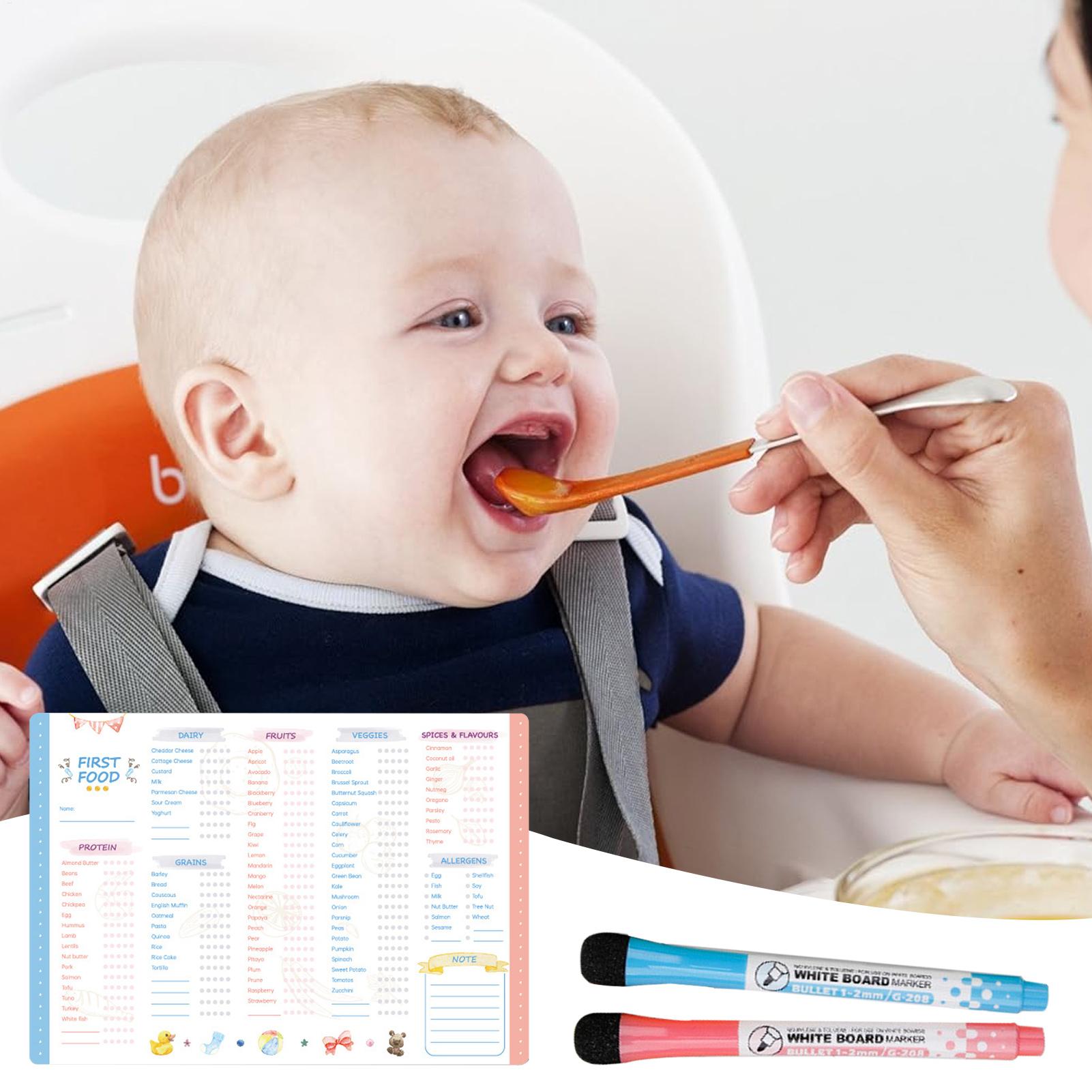 قائمة مغناطيسية لطعام الأطفال  - مراجعة Baby Food Tracker وسعره