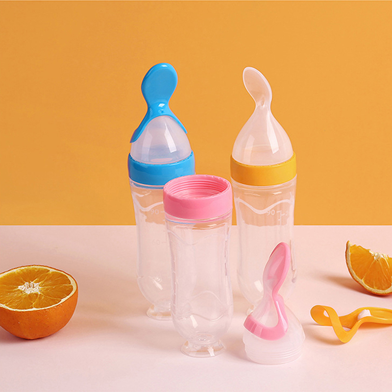 الضغط على زجاجة تستخدم في الرض - مراجعة Baby Food Utensil وسعره