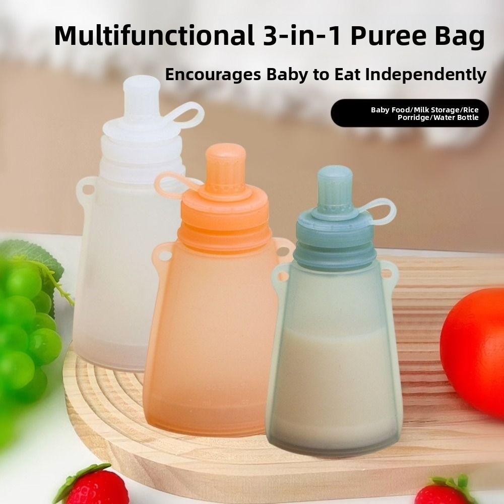 BPA الحرة سيليكون الطفل الغذاء - مراجعة Baby Food Reusable Pouches وسعره
