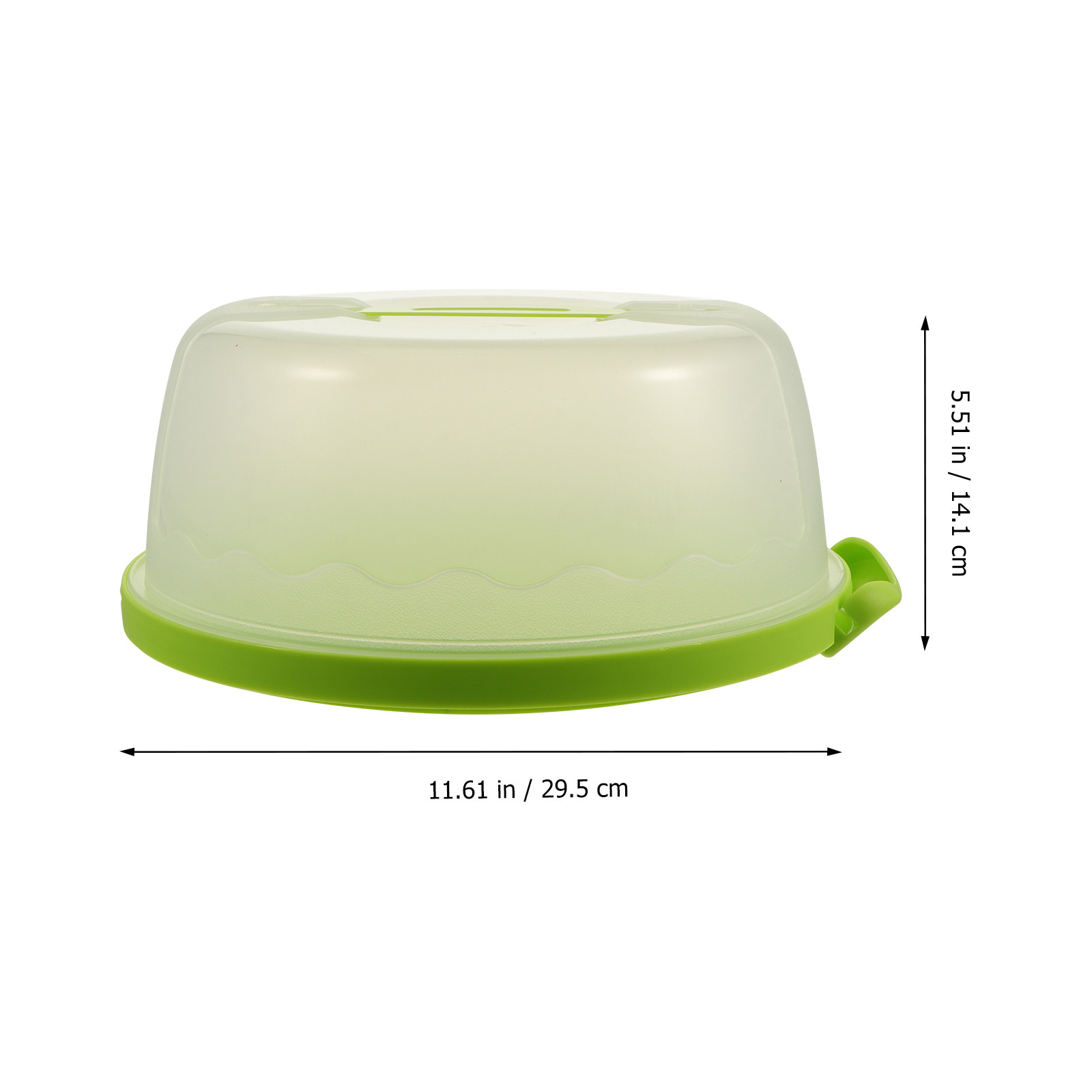 علبة كيك بلاستيكية شفافة مستدي - مراجعة Baby Food Container وسعره