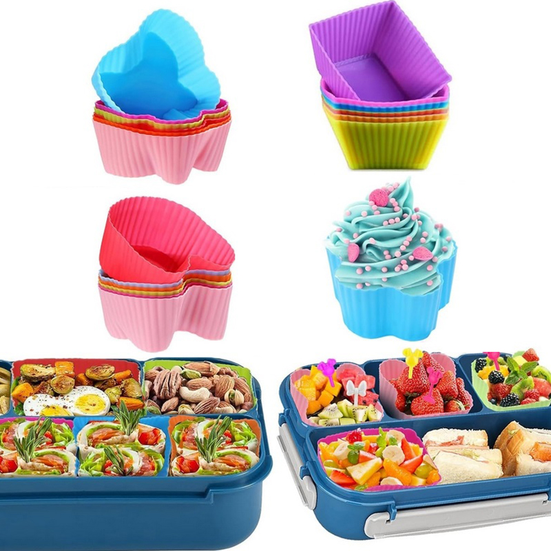 8 قطع من فواصل علب الغداء السي - مراجعة Baby Food Container وسعره