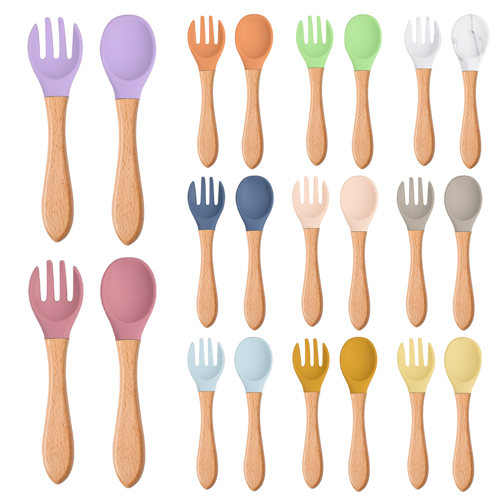 2 قطعة/المجموعة الطفل ملعقة سي - مراجعة Baby Food Utensil وسعره
