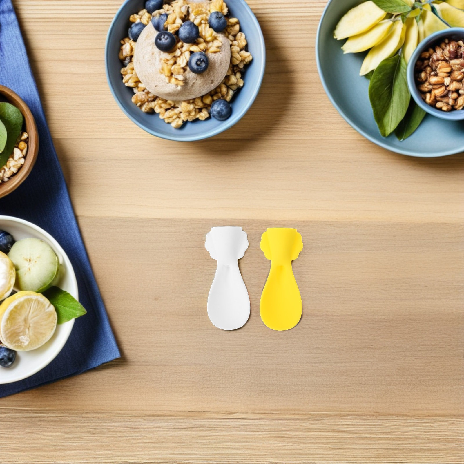 4 قطع ملاعق تغذية للأطفال من ا - مراجعة Baby Food Reusable Pouches وسعره
